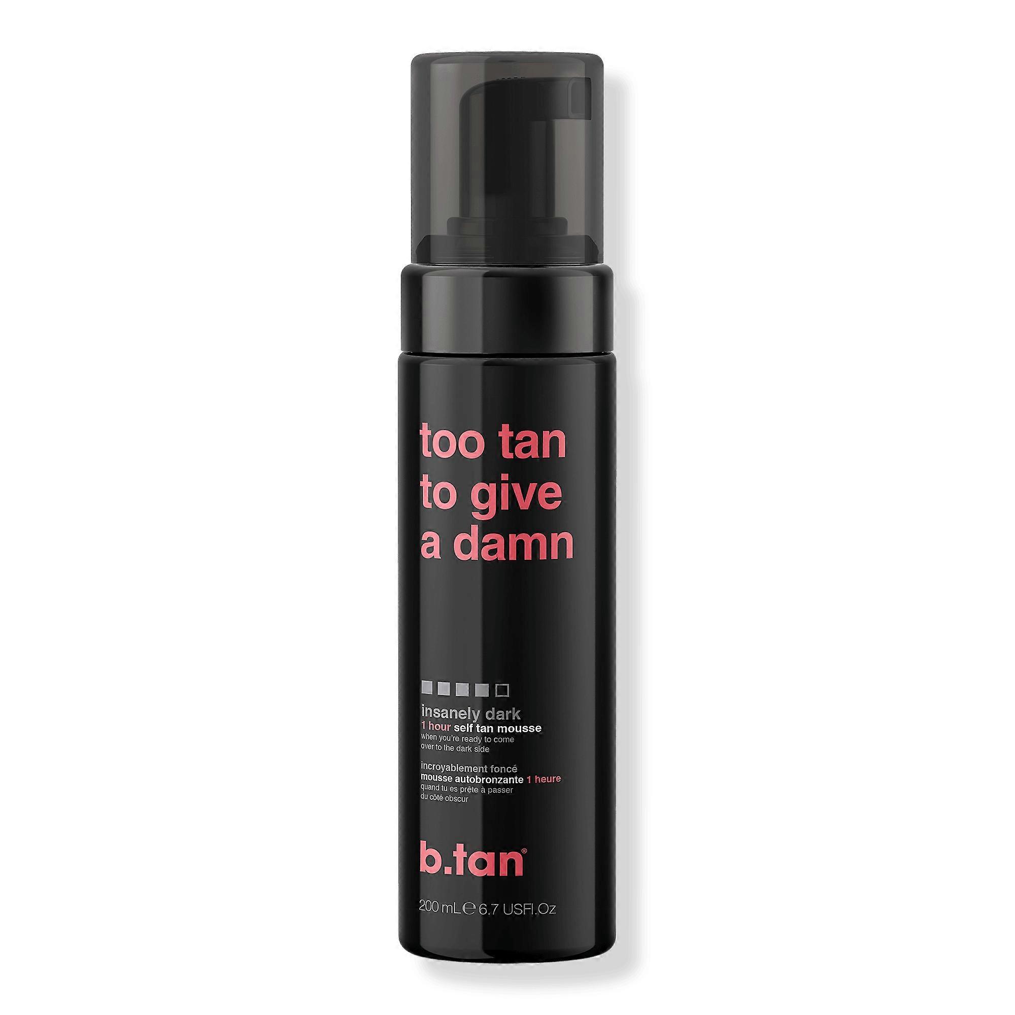 B.tan Too Tan To Give A Damn 1 Hour Self Tan Mousse, 6.7 Oz