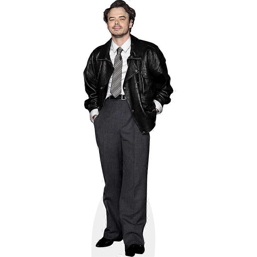 Charlie Heaton (Leather Jacket) Cardboard Cutout (lifesize OR mini size). Standee. Stand Up.