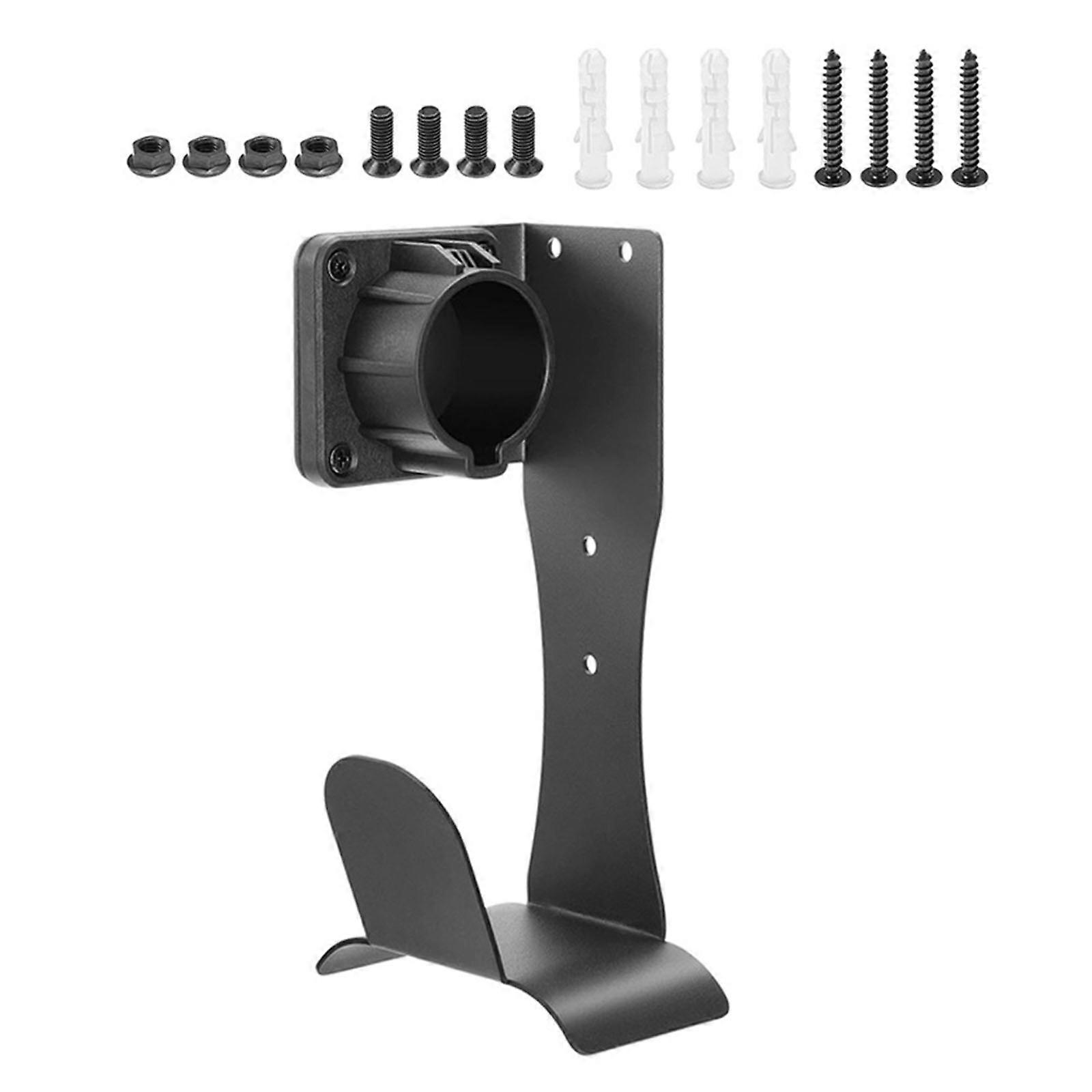 Garage Space Optimizers Chargers Wall Brackets With Secure Locking Base And Protective Plastic Component Multicolor