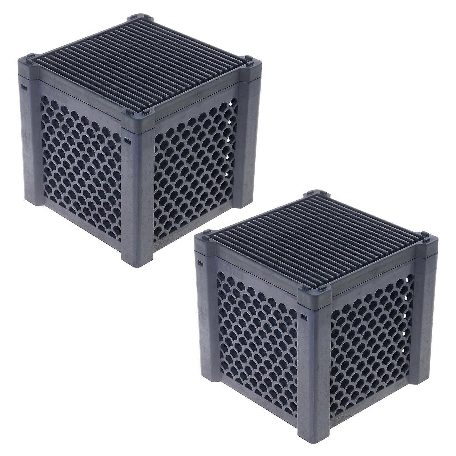 Water Purifying Fish Tanks Filter Box Using Cellular Box Active Carbon For Efficient Water Quality Improvement Multicolor