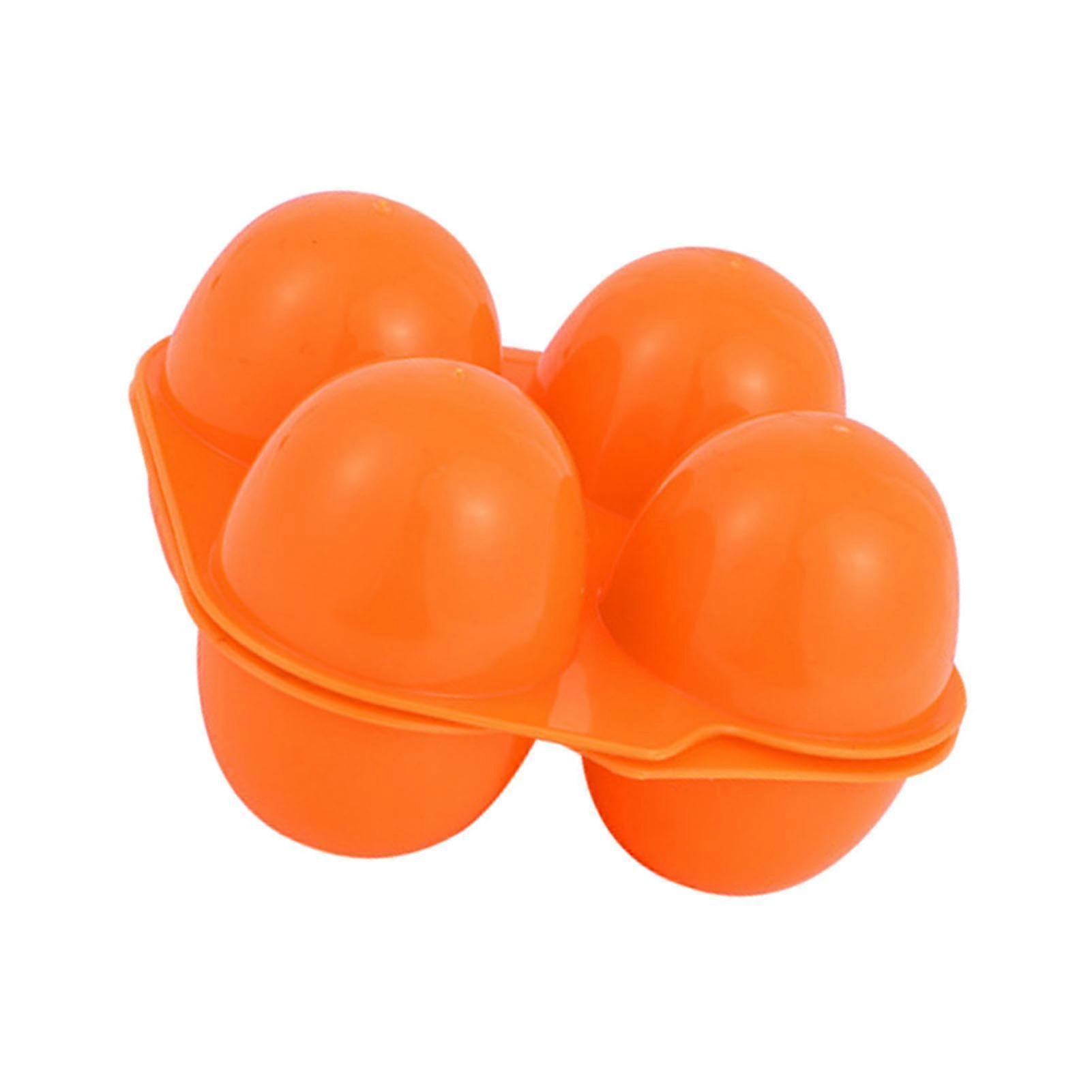 Reusable 4-Count Egg Storage Box Square for Camping and Home