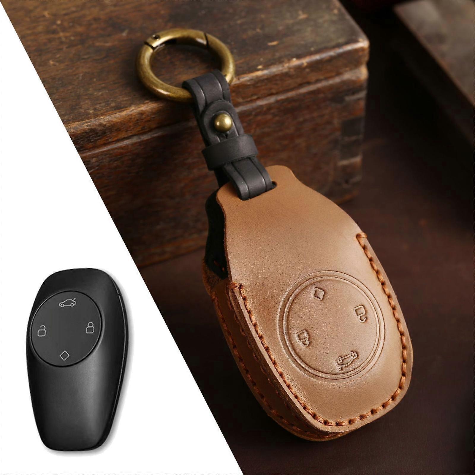 For Leapmotor T03 Hallmo Leather Car Key Cover