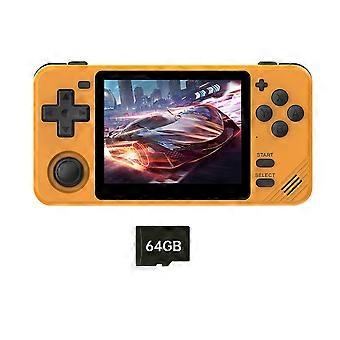 RGB10X Handheld Game Console 64GB 3.5 Inch IPS Screen Open Source for PSP Simulator Video Game Console A