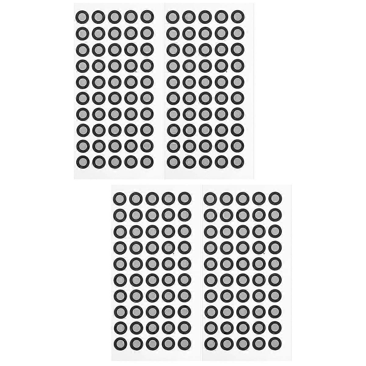 4 Sheets Marking Stickers Reference Points Markers Reflection Markers for 3D Scanning