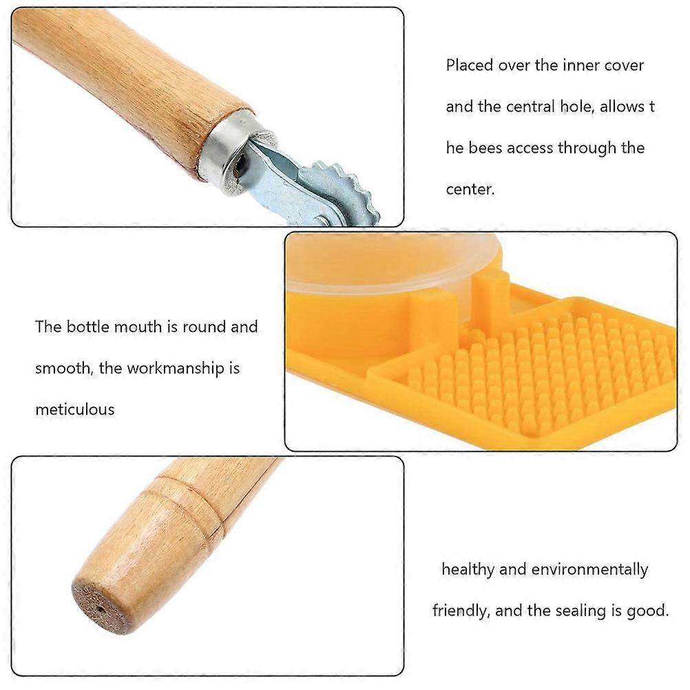 Bee Water Feeder Beekeeping Tool for Drinking Water 4Pcs Assorted Color