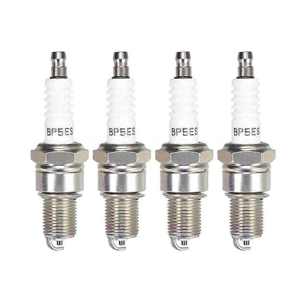 BP5ES Spark Plug Set of 4 Boost Ignition Efficiency for Generator Tractor Go Kart