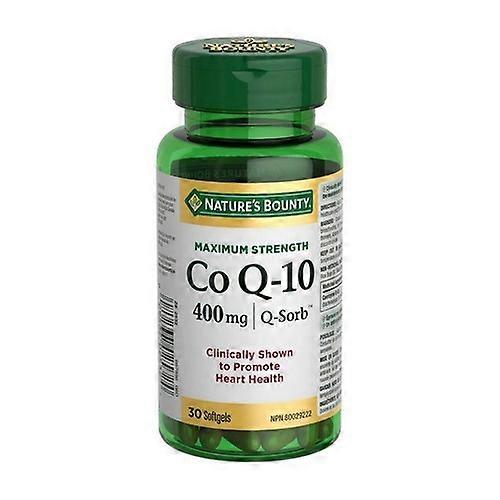 Nature's Bounty Maximum Strength CoQ10, 400 Mg, 30 Caps