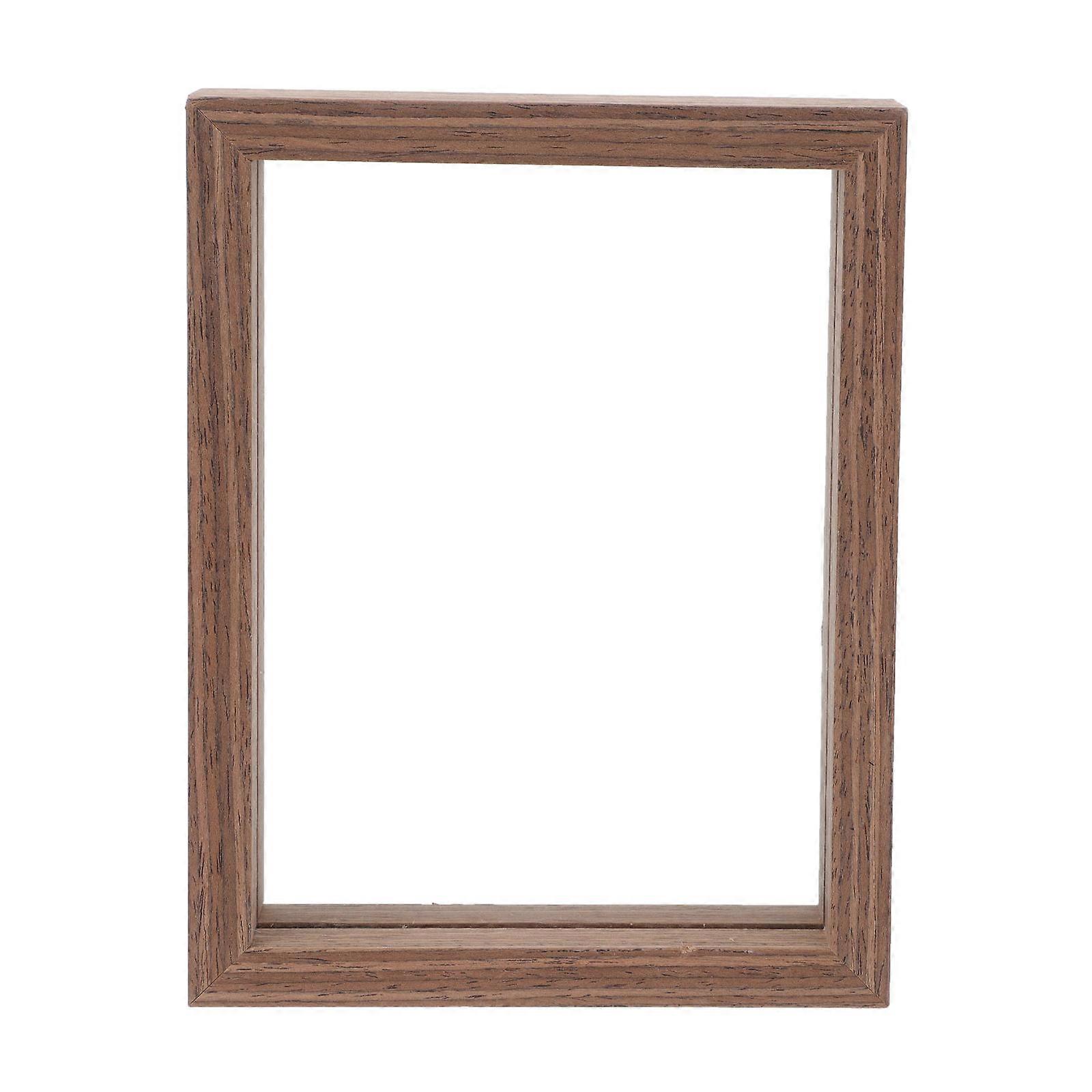 Decorative Photo Frame for Desktop Display with 3Pcs Wooden Frames