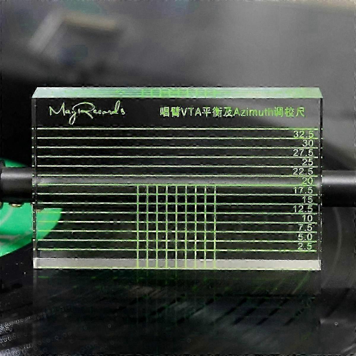 Alignment Tool for Phono Cartridge VTA Azimuth Headshell Measurement