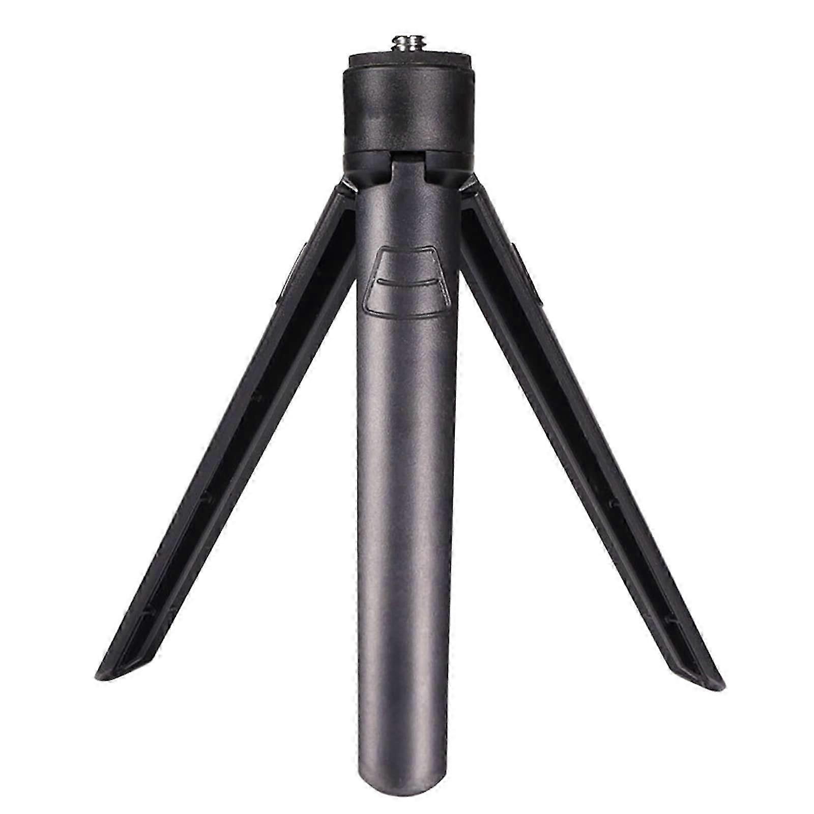Lightweight Tripod for Camera and Phone with 1/4" Screw, Adjustable Phone Holder, and Camping Lamp Compatibility