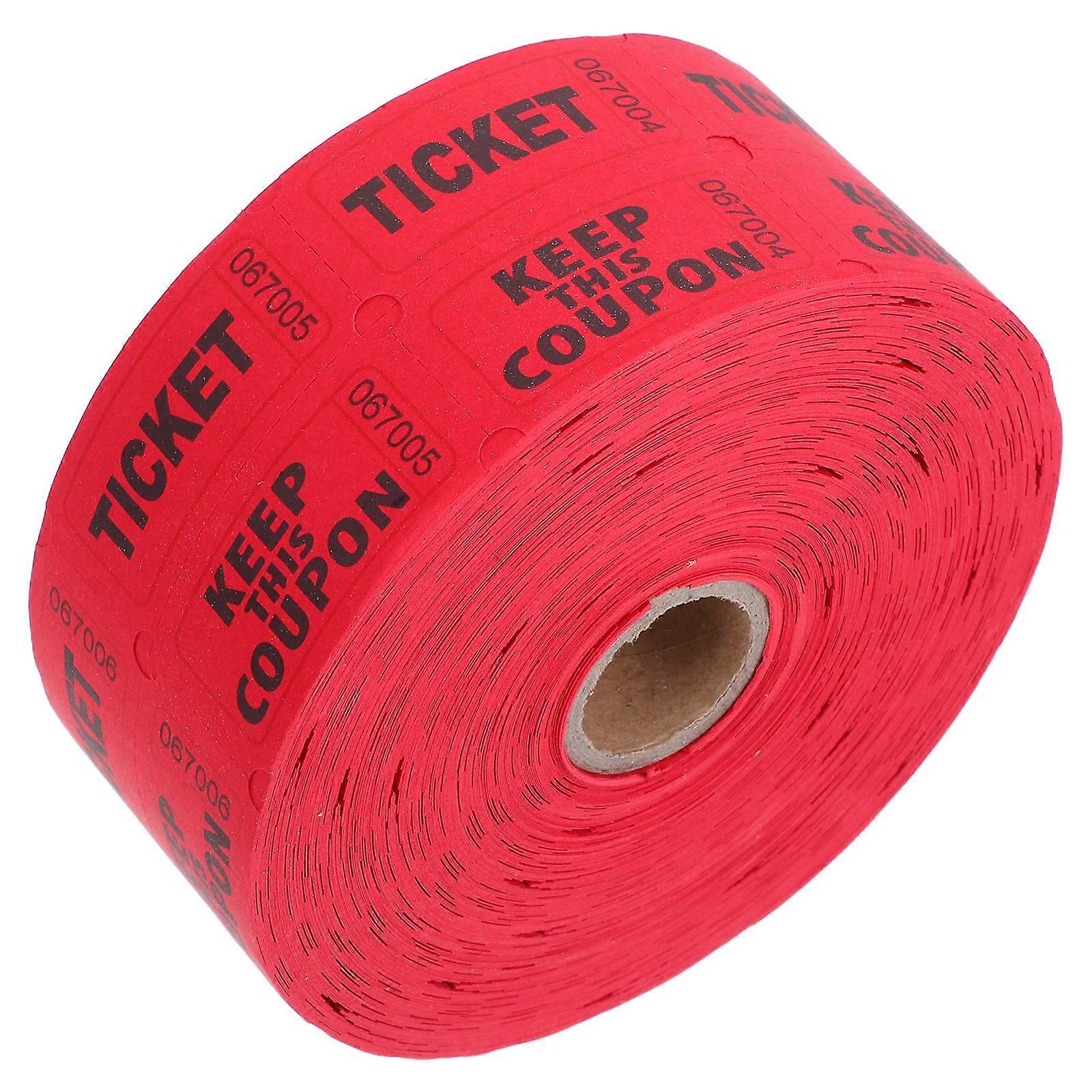 Raffle Ticket Roll for Carnival Parties and Reward Events 2000 Per Roll