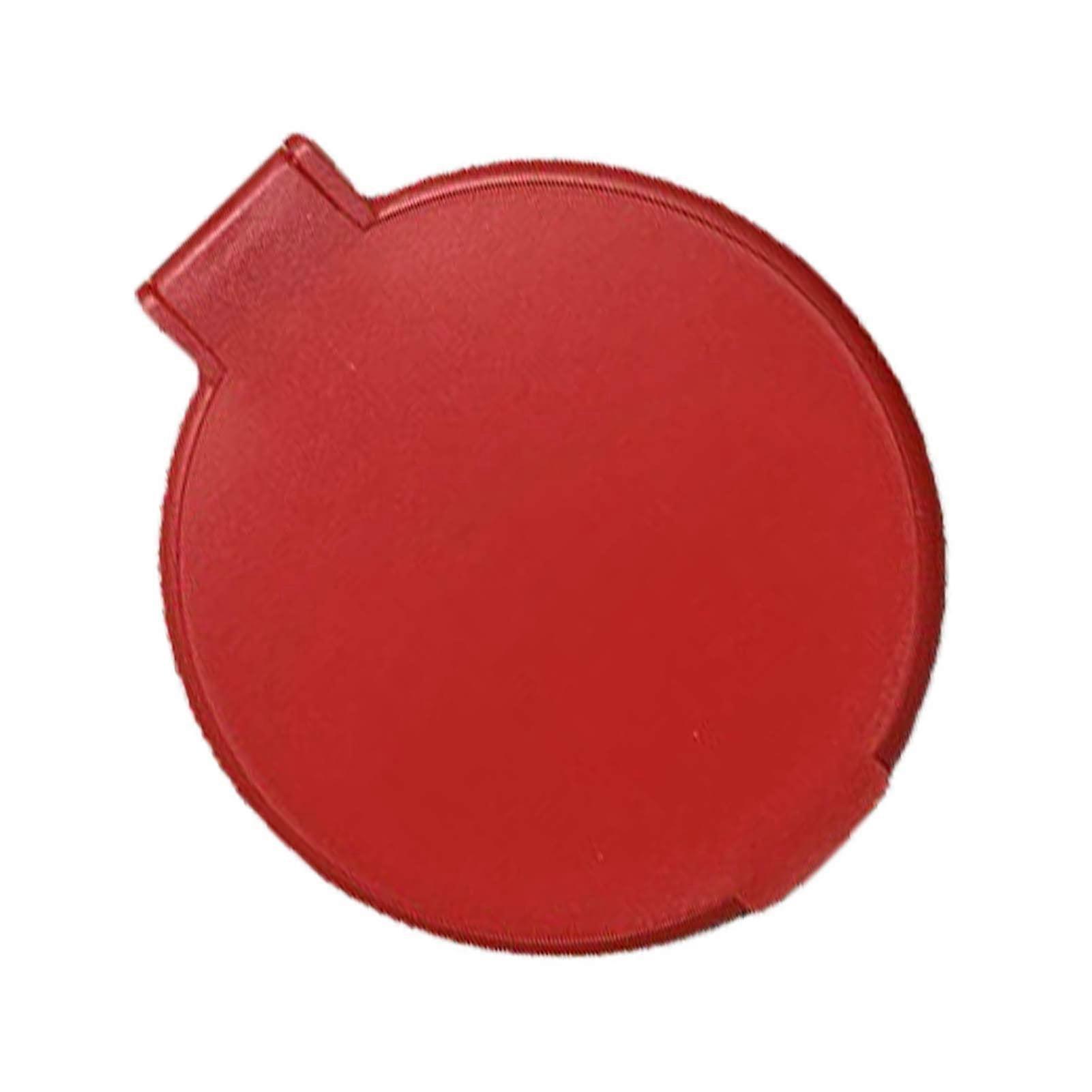 Compact Mirror with Crystal Clear Reflection, Foldable Design, Travel Pocket Makeup Mirror Red