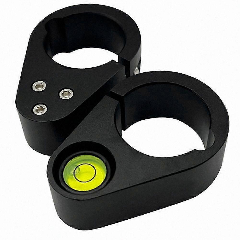 2 Pieces 32mm Circular Metal Level Bubble Centering Rod for RTK Total Station Measurement Tool