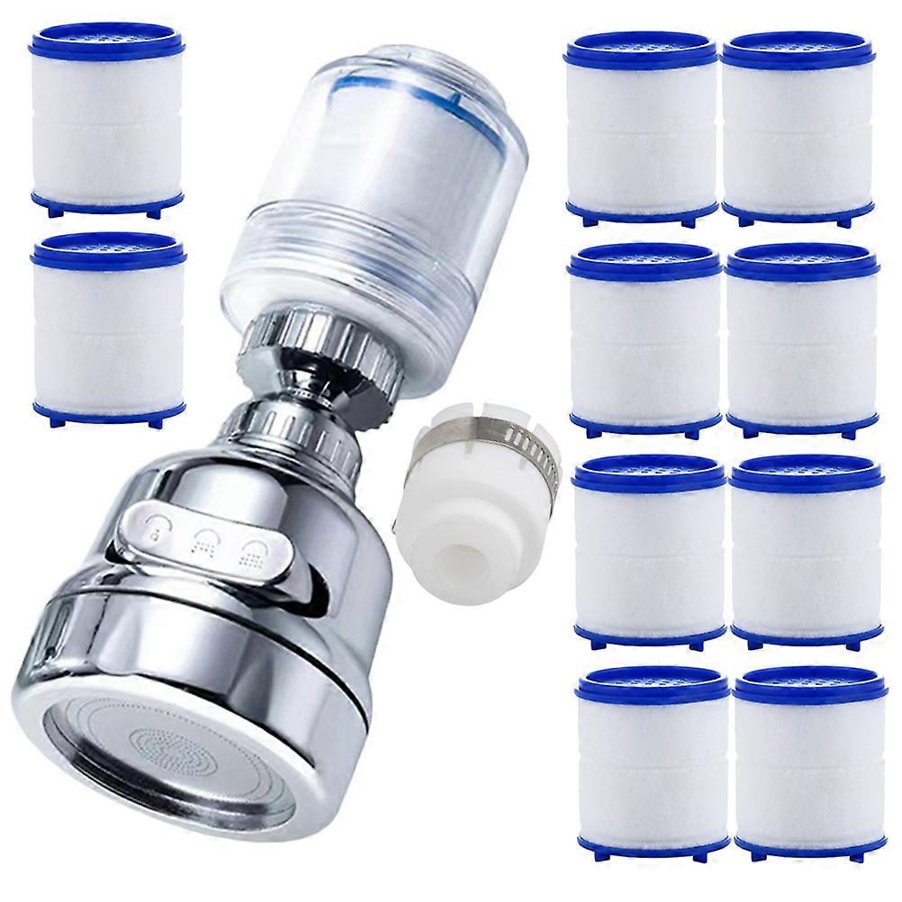 Water Filter Faucet Head 5Sets for Kitchen Tap Sprayer with 3 Modes
