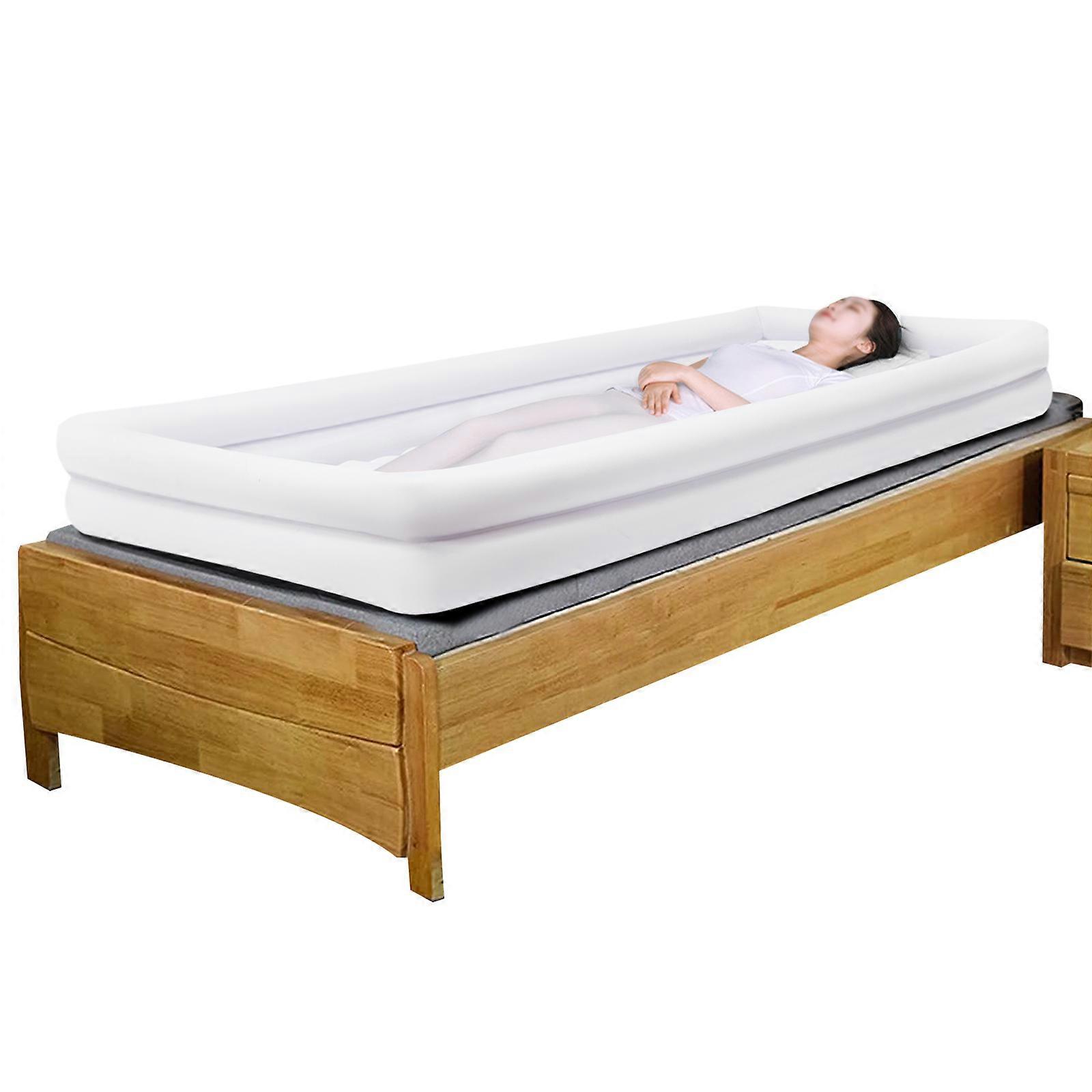 Inflatable Bathtub Bedside Shower Kit for Elderly/Disabled - Quick Setup & Foldable