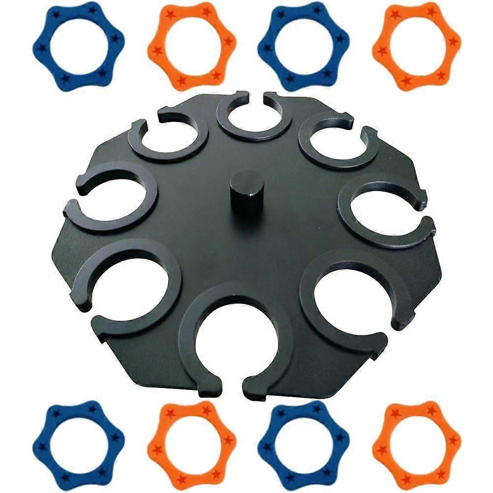 Multi Microphone Holder For Handheld Dynamic, Wired And Wireless Mics, 8Mic Stand Storage Organizer And Display