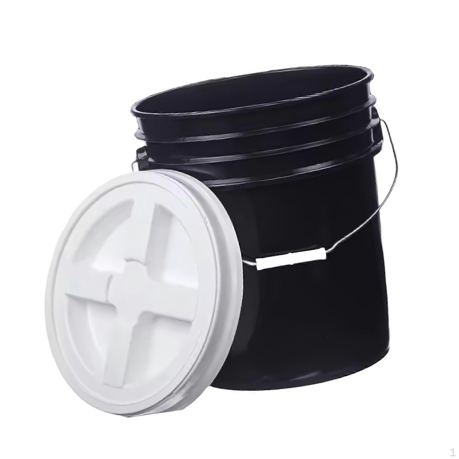 , Multifunctional, Reusable Bucket Food Container with Screw Lid for Fishing, Home Use And Car