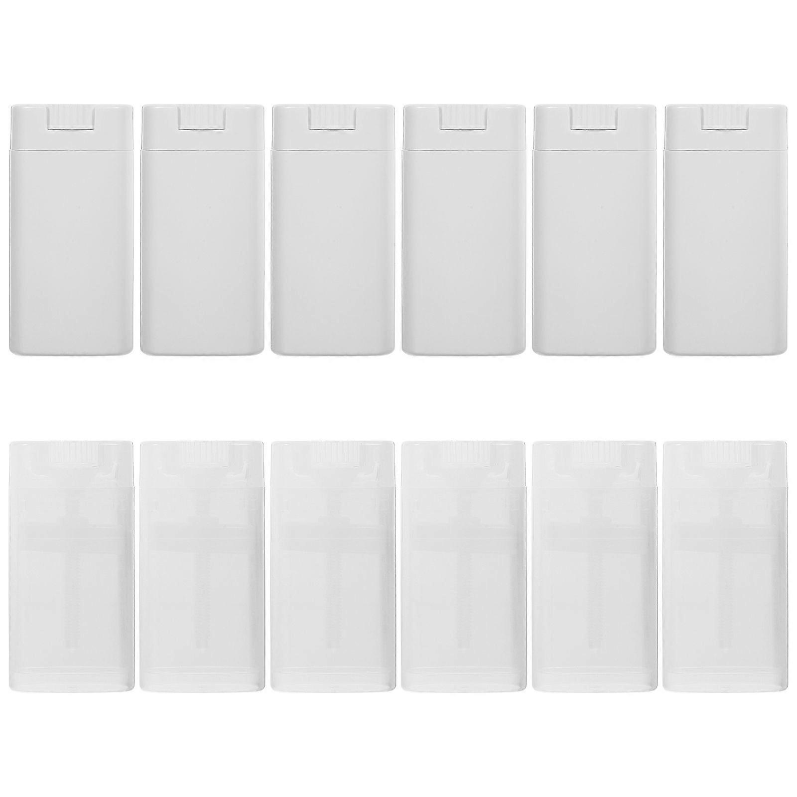 12pcs Bottles Plastic Cream Bottles Plastic Sub Bottles Empty Bottles