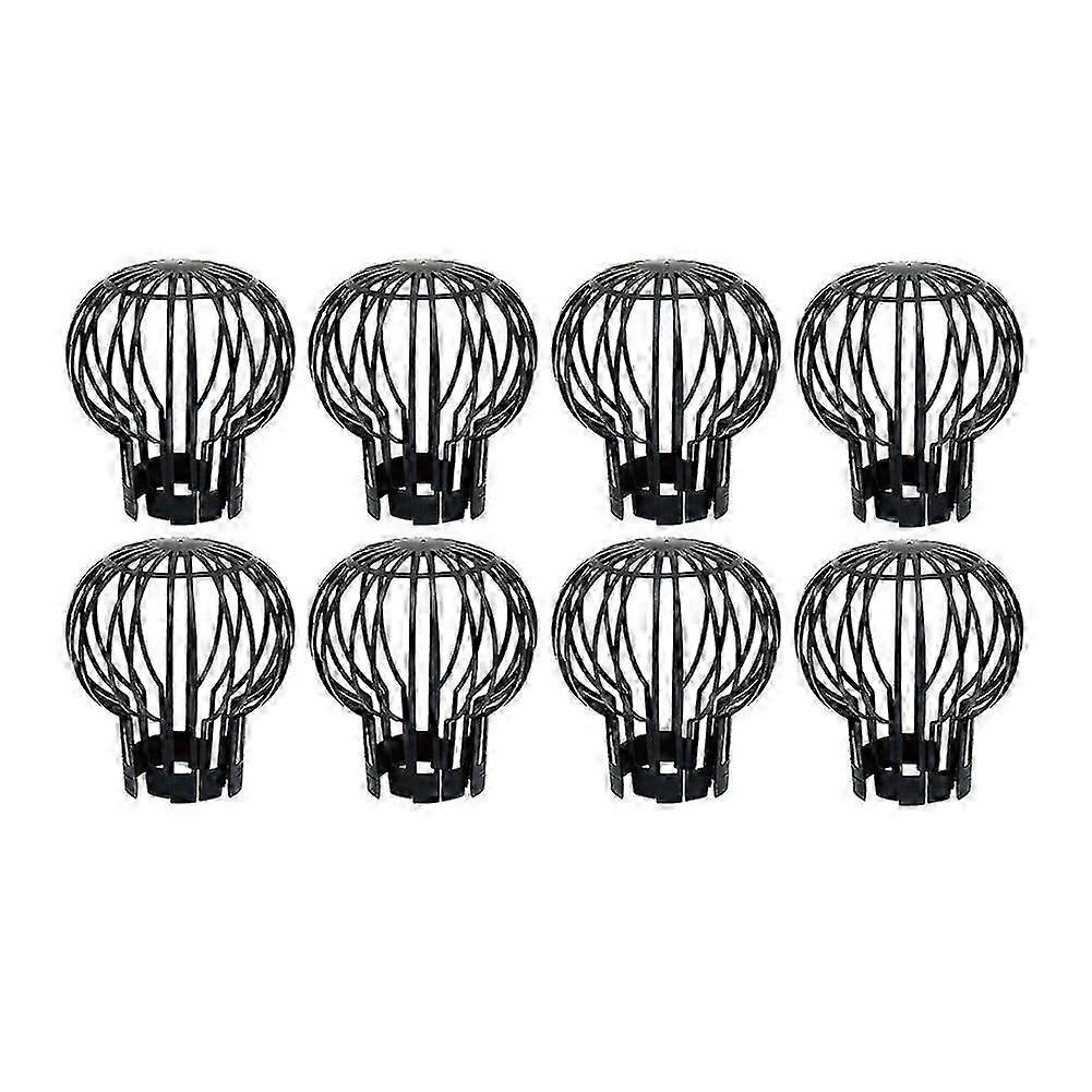 8Pcs Plastic Gutter Guards, Downpipe Leaf Guard, Downspout Filter, Drain Pipe Debris Dirt Protector, Drain Cover