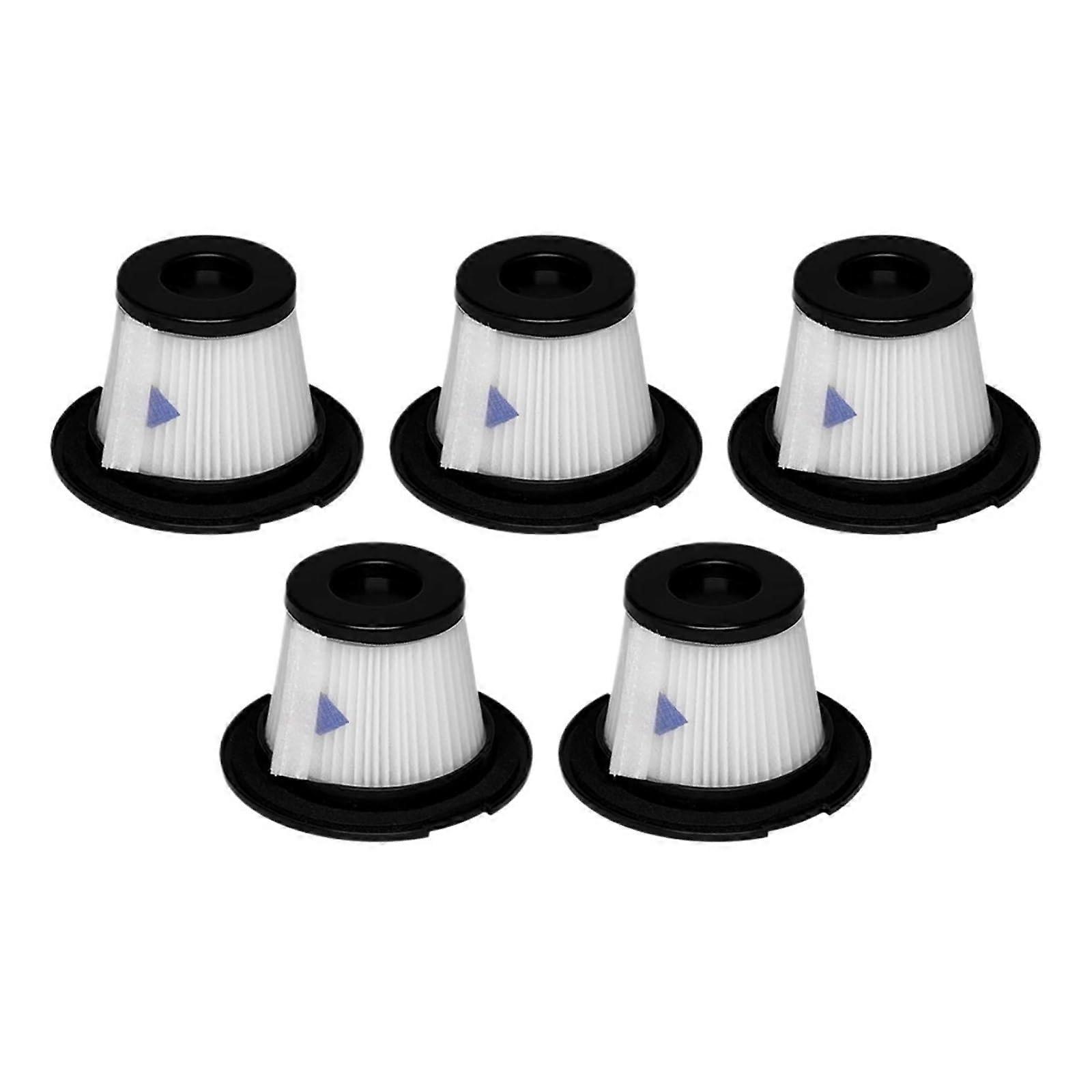 Hepa Vacuum Filter Compatible with MOOSOO K17, Efficiency Dust Filtration, Black 5Pack