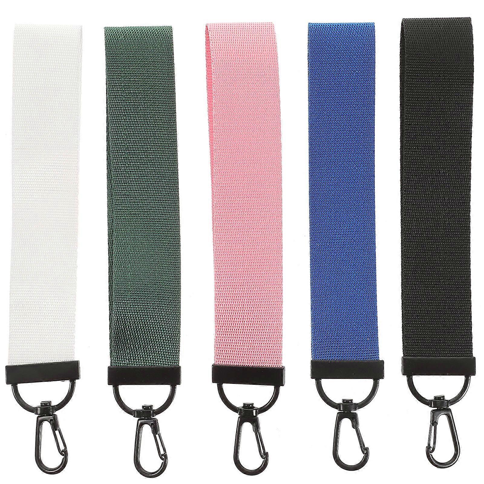 Handbag Pendant Charms Strap Keyring Durable And Practical Dark Green 5Pcs
