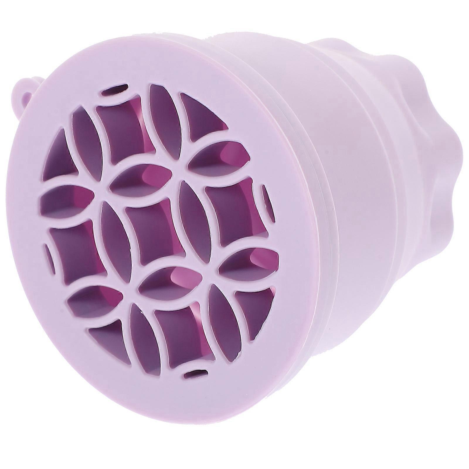 Purple Silicone Makeup Brush Cleaning Cup for Versatile Brush Cleaning