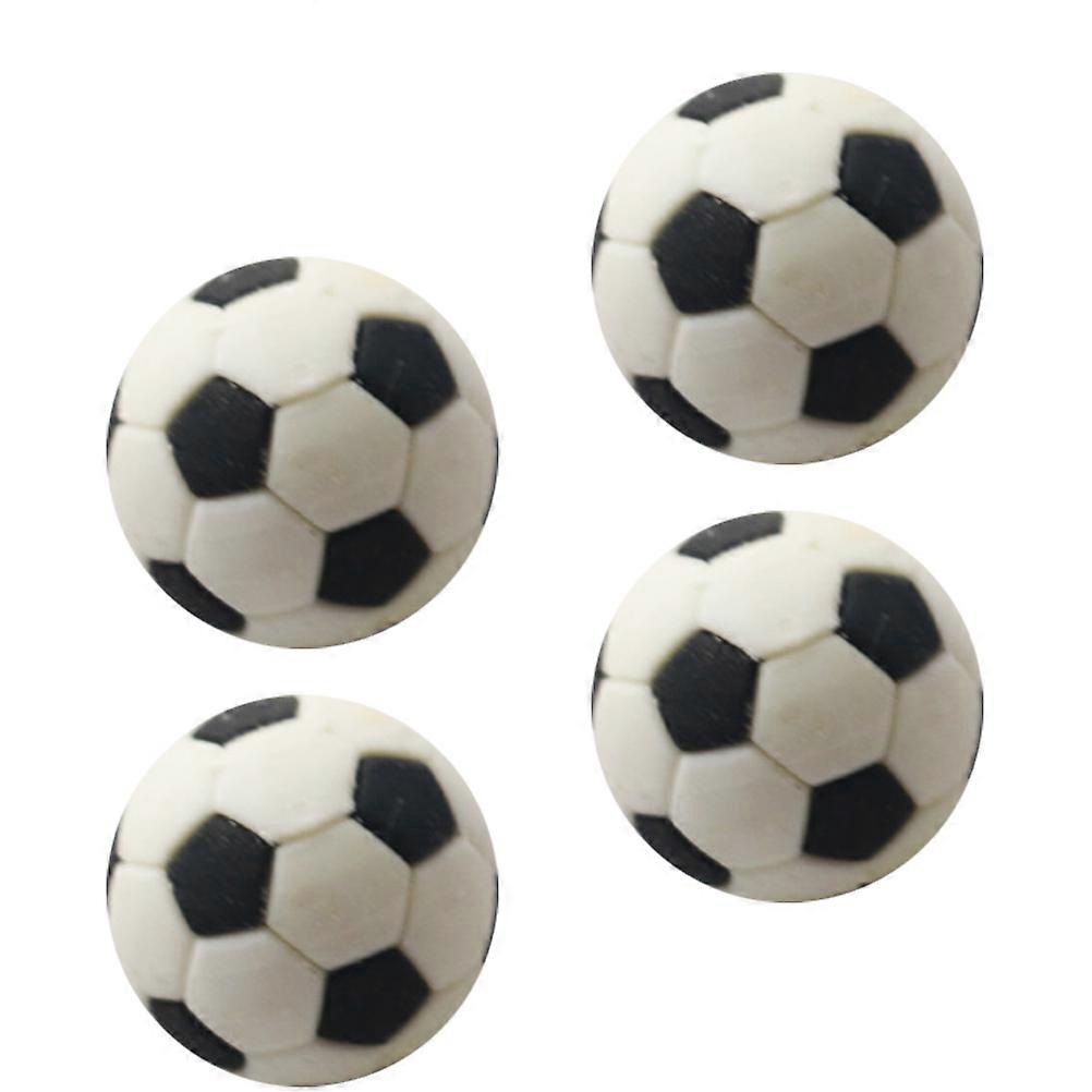 Mini House Soccer Ball Decorations for Decoration 4Pcs Safe Rubber Material