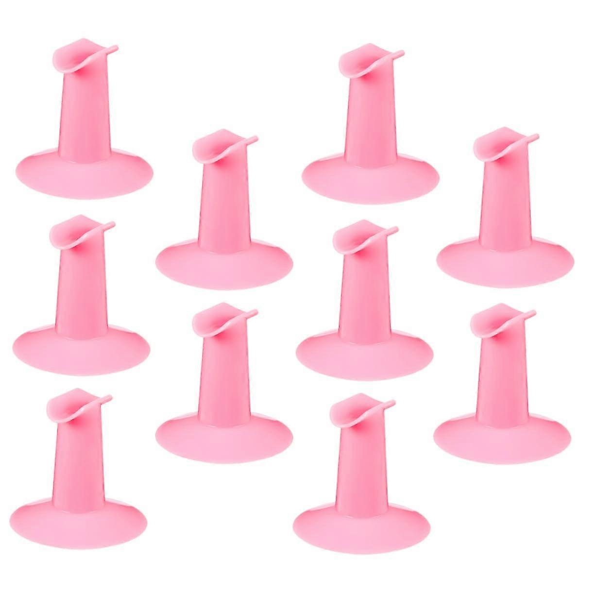 10pcs Nail Art Finger Rest Holders for Comfortable Support and Precision Salon Use