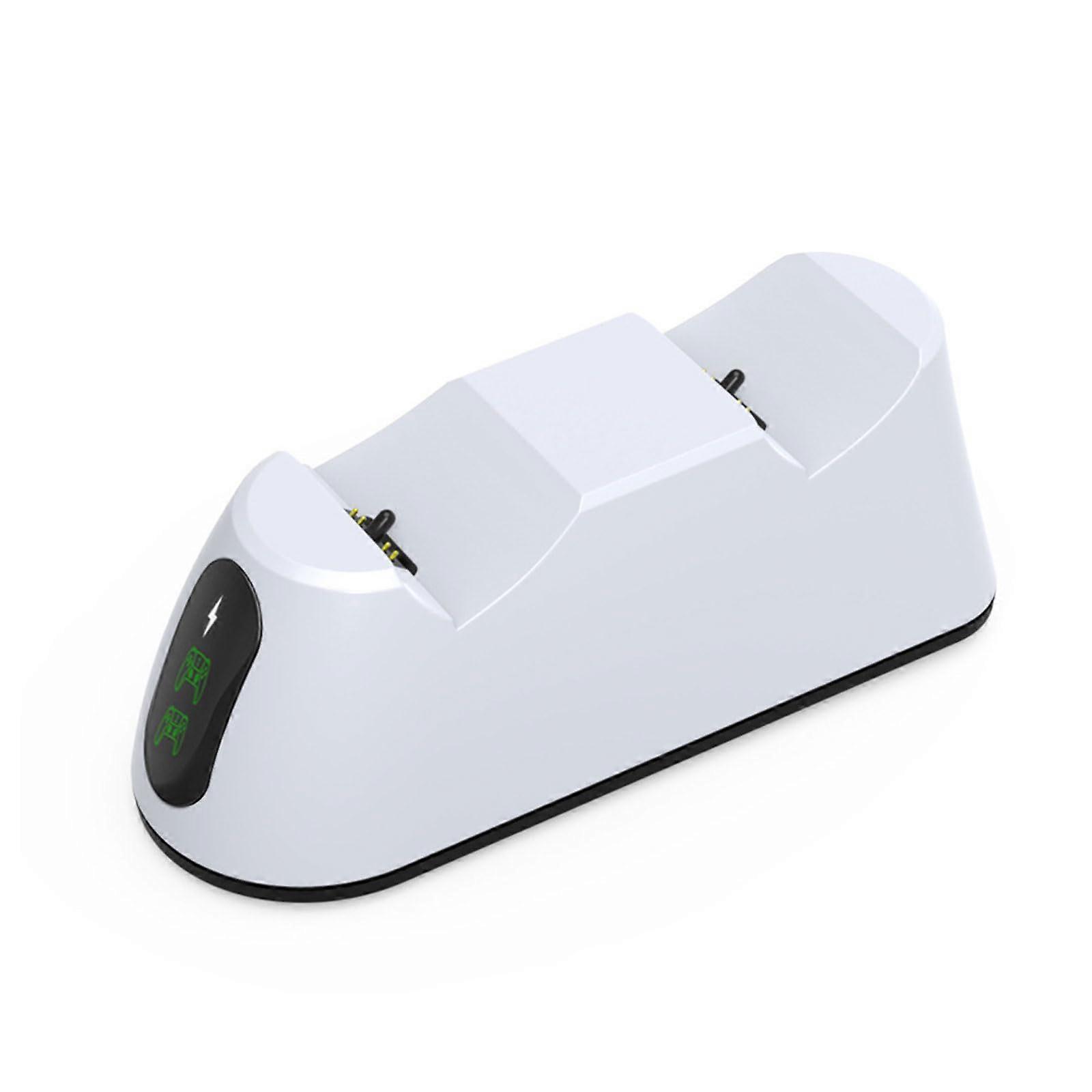 Game Controller Charging Dock with Fast Charging, LED Indicators, SpaceSaving Dual Stand