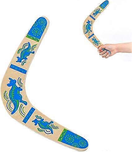 Wooden composite board V-shaped boomerang, 2pcs