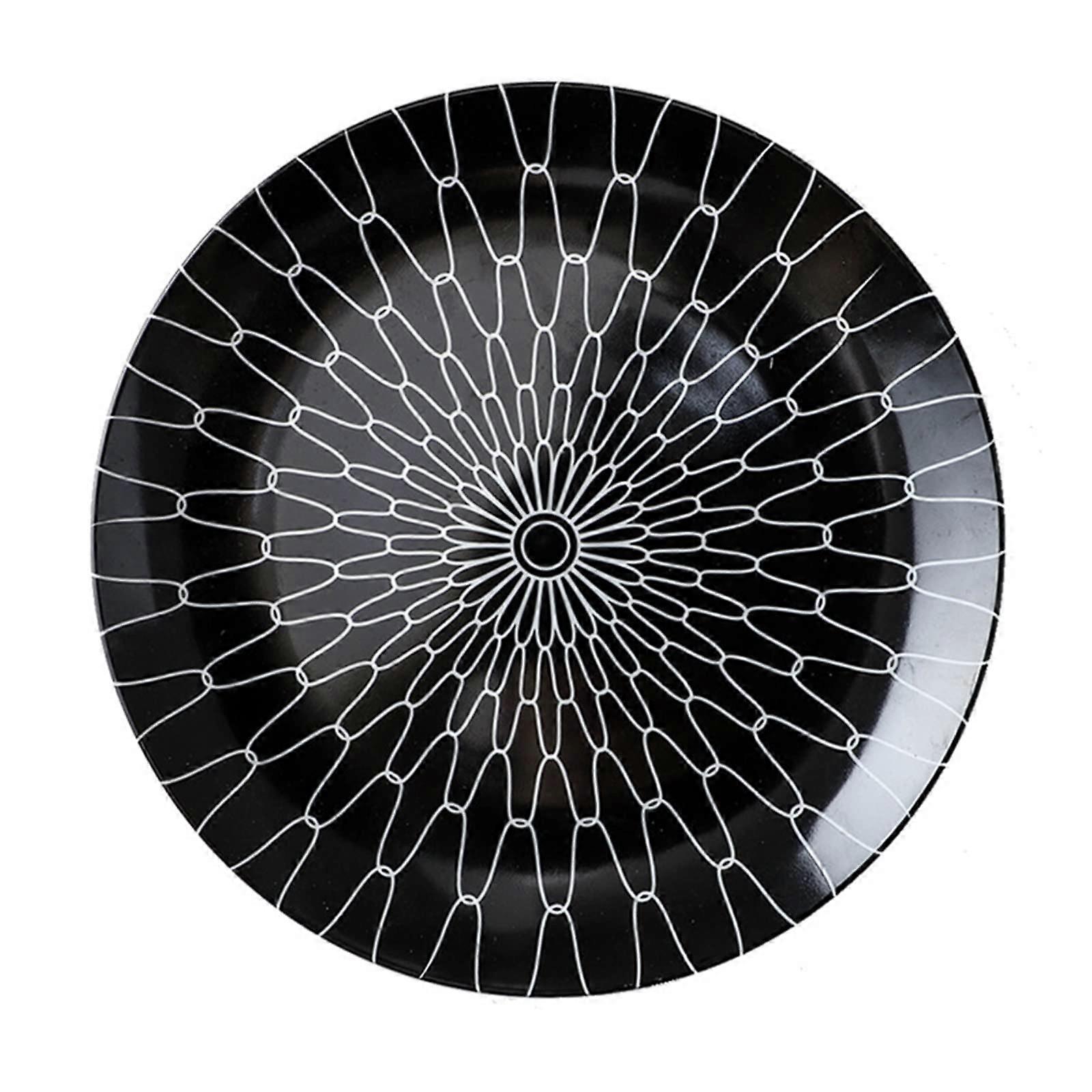 Ceramic Dinner Plates Set with Stackable Design and Lip Edge, Dishwasher Safe for Kitchen Dining