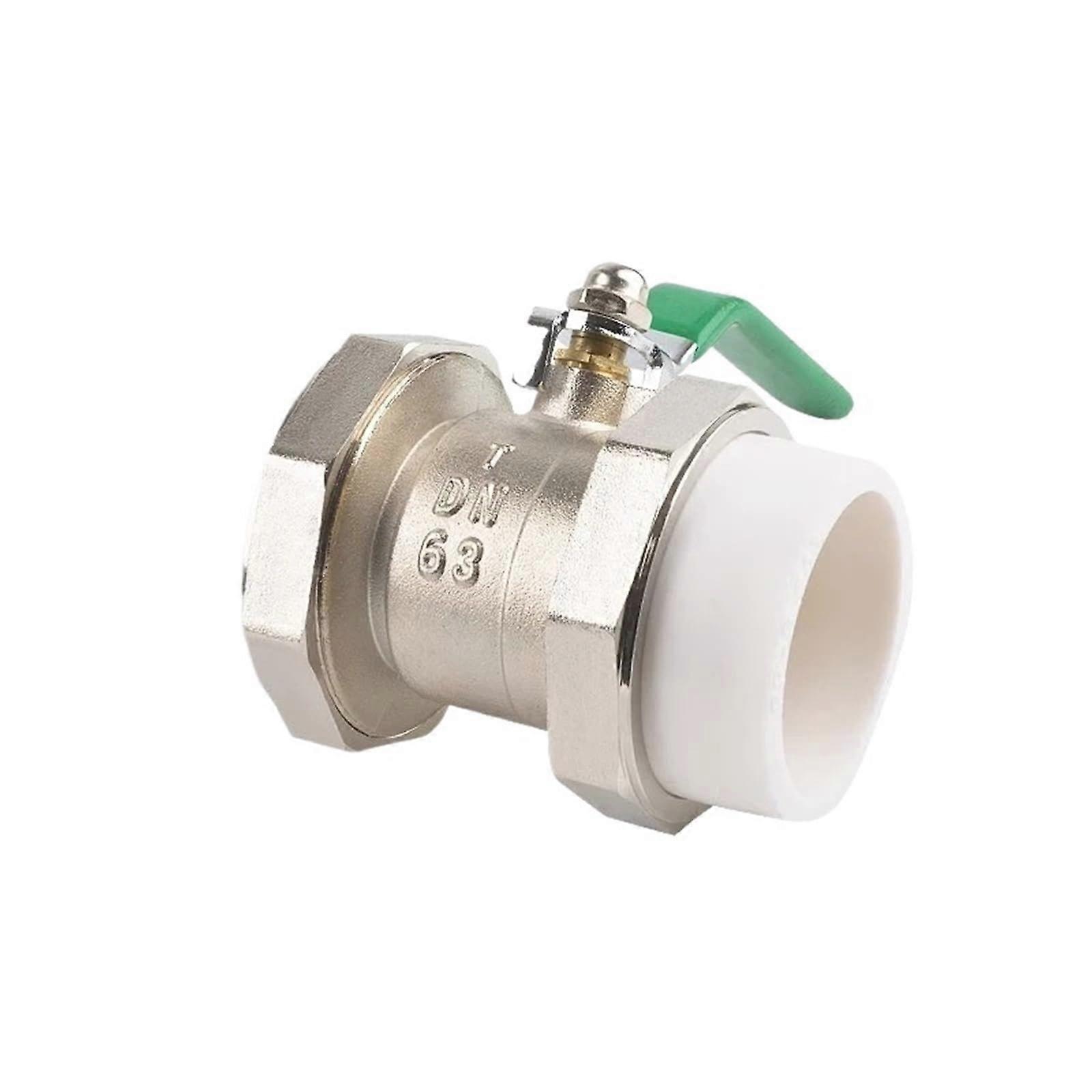 Temperature Resistant Brass Ball Valve with LeakProof Seal and Precise Flow Control PPR40