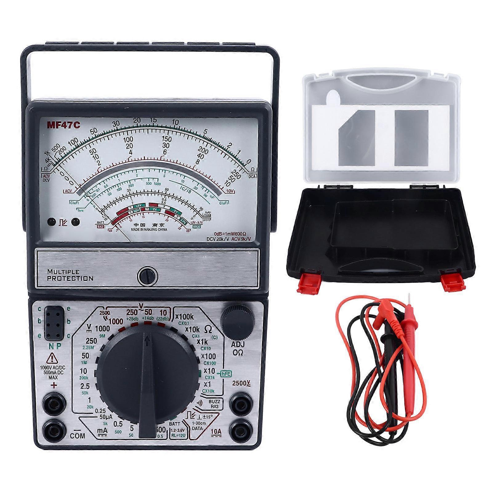 Analog Pointer Multimeter Pointer Type Multimeter High Accuracy Anti Burning Buzzer Analog Pointer Multimeter Pointer Multimeter