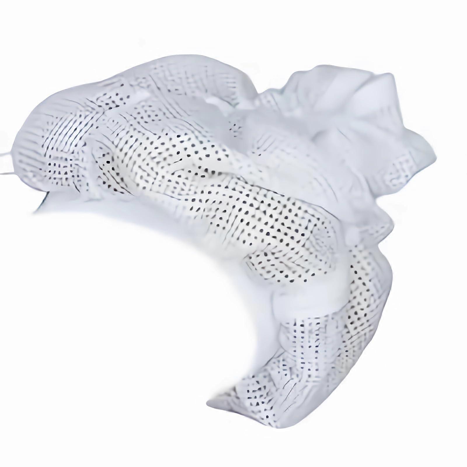 Curly Hair Drying Cap with Adjustable Drawstring, Breathable Mesh Plopping Bonnet for Curl Shape Protection