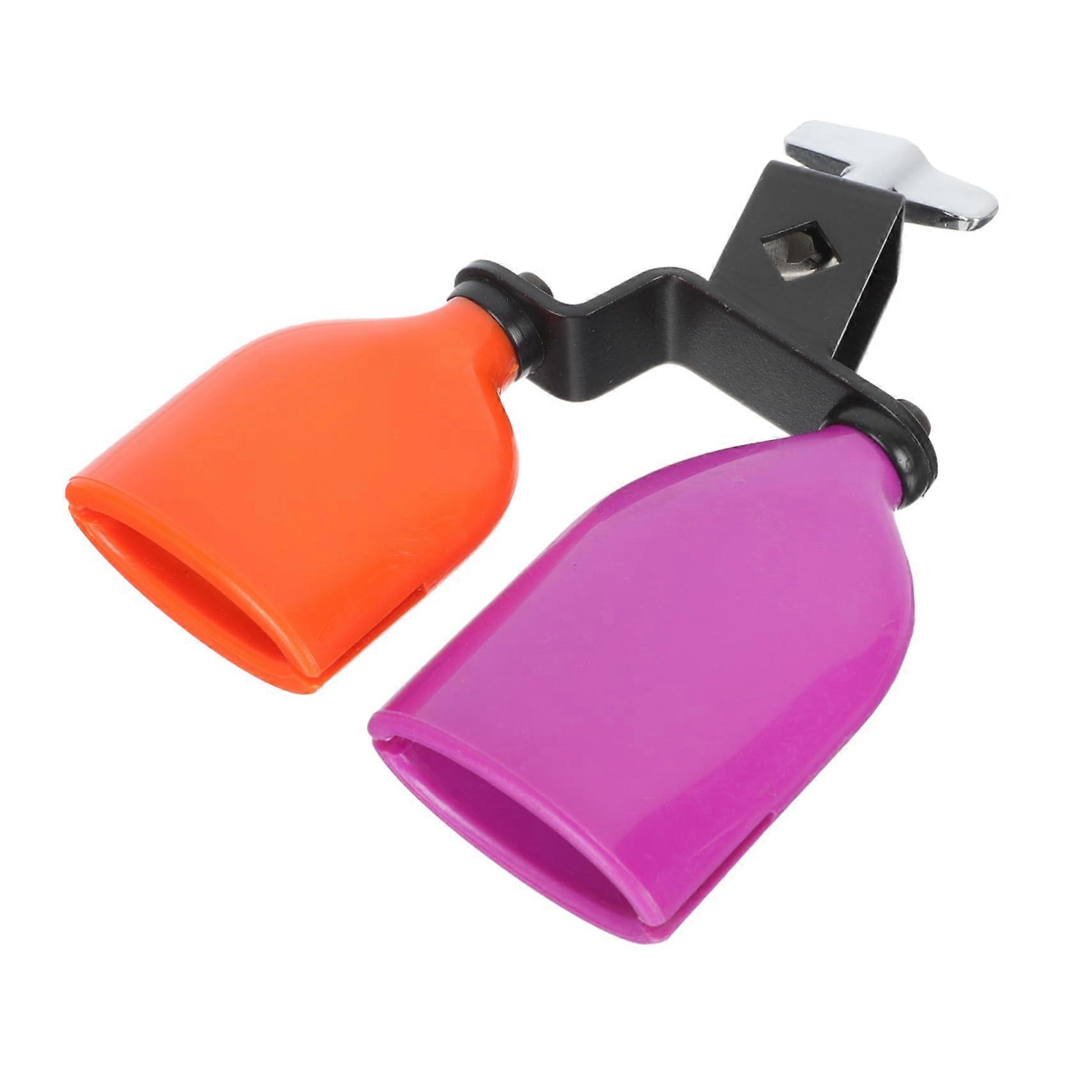 Cowbell Drum Kit with Dual Tone Output, Double Mounted Low Tone Percussion Block, Durable Construction