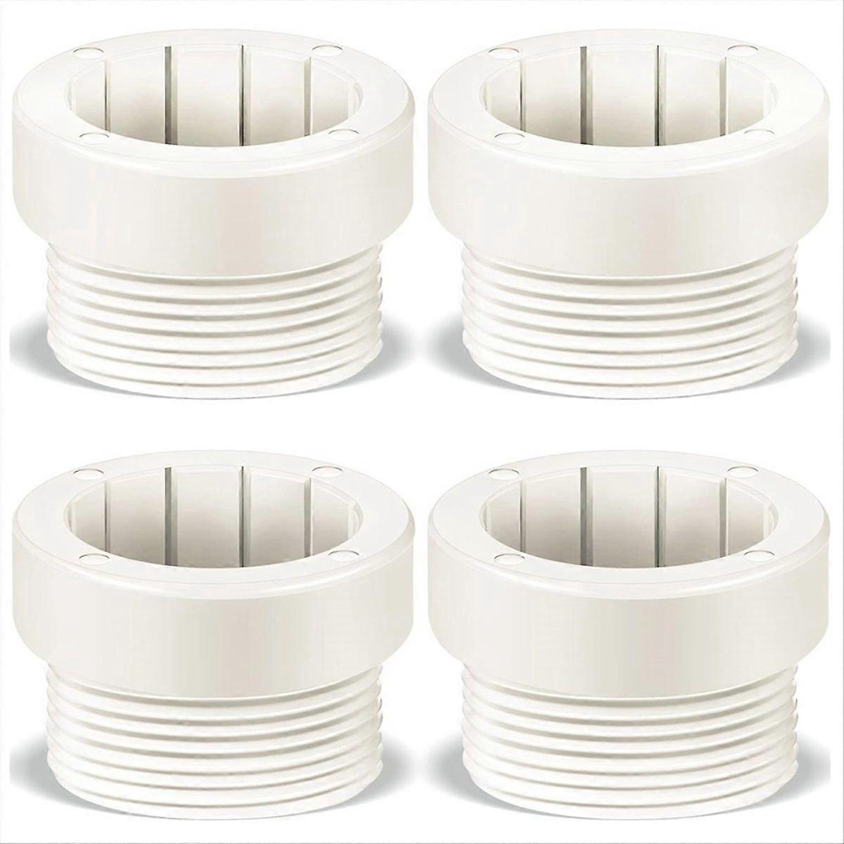 Pool Umbrella Stabilizer Adapter Threaded Adapter Set White