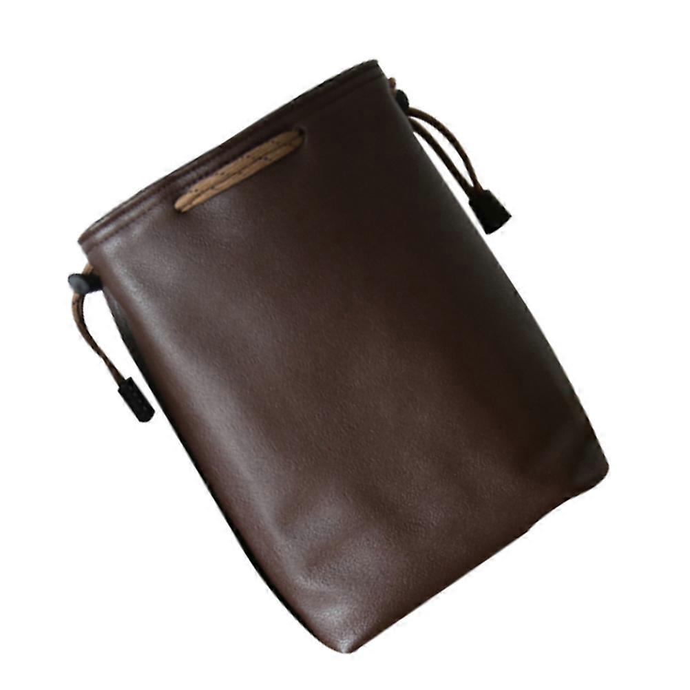 Camera Storage Bag Protective Camera Case for Storage Use 3Pcs Brown Pack