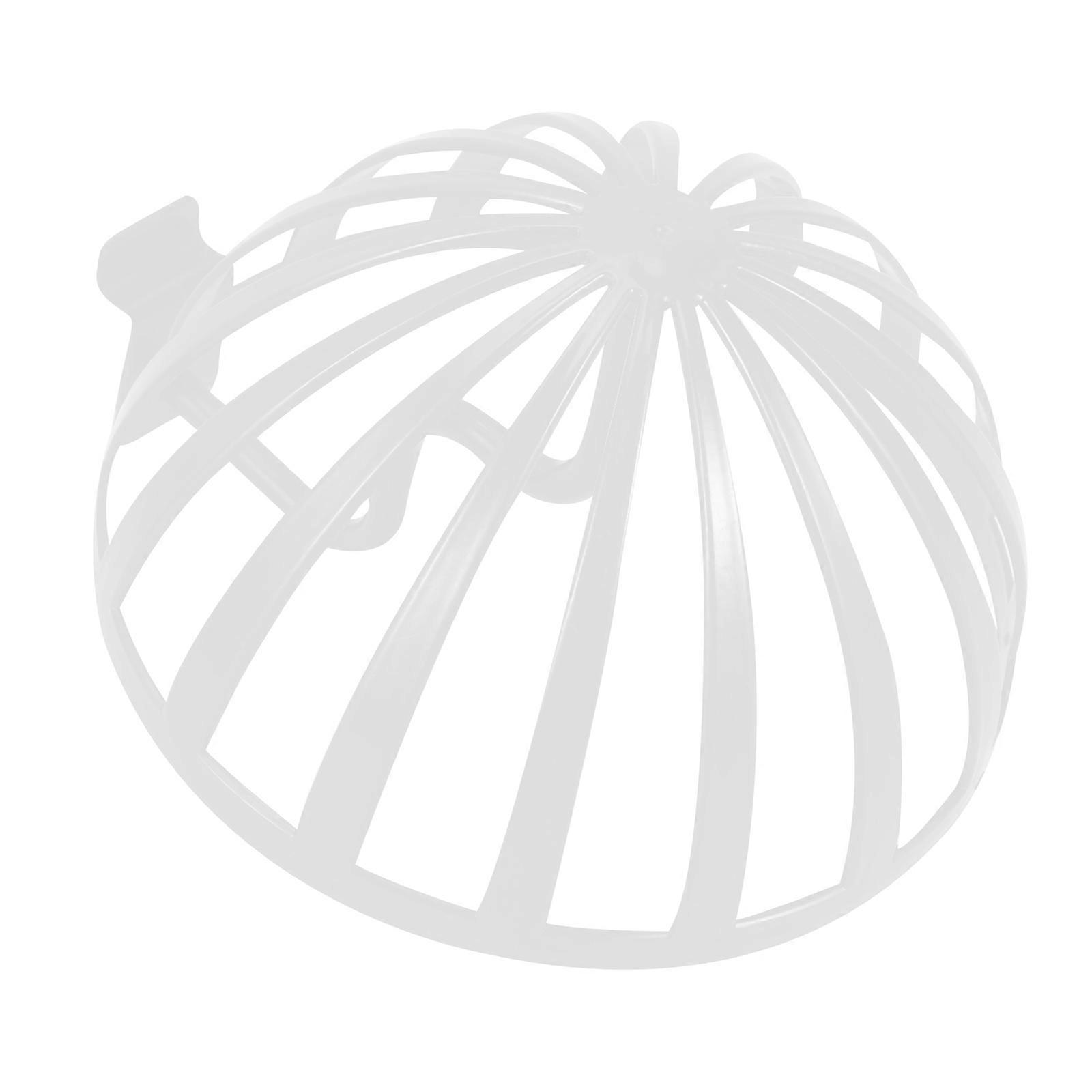 Hat Support Wigs Stand for Wall Mount Display 5Pcs White PP Material