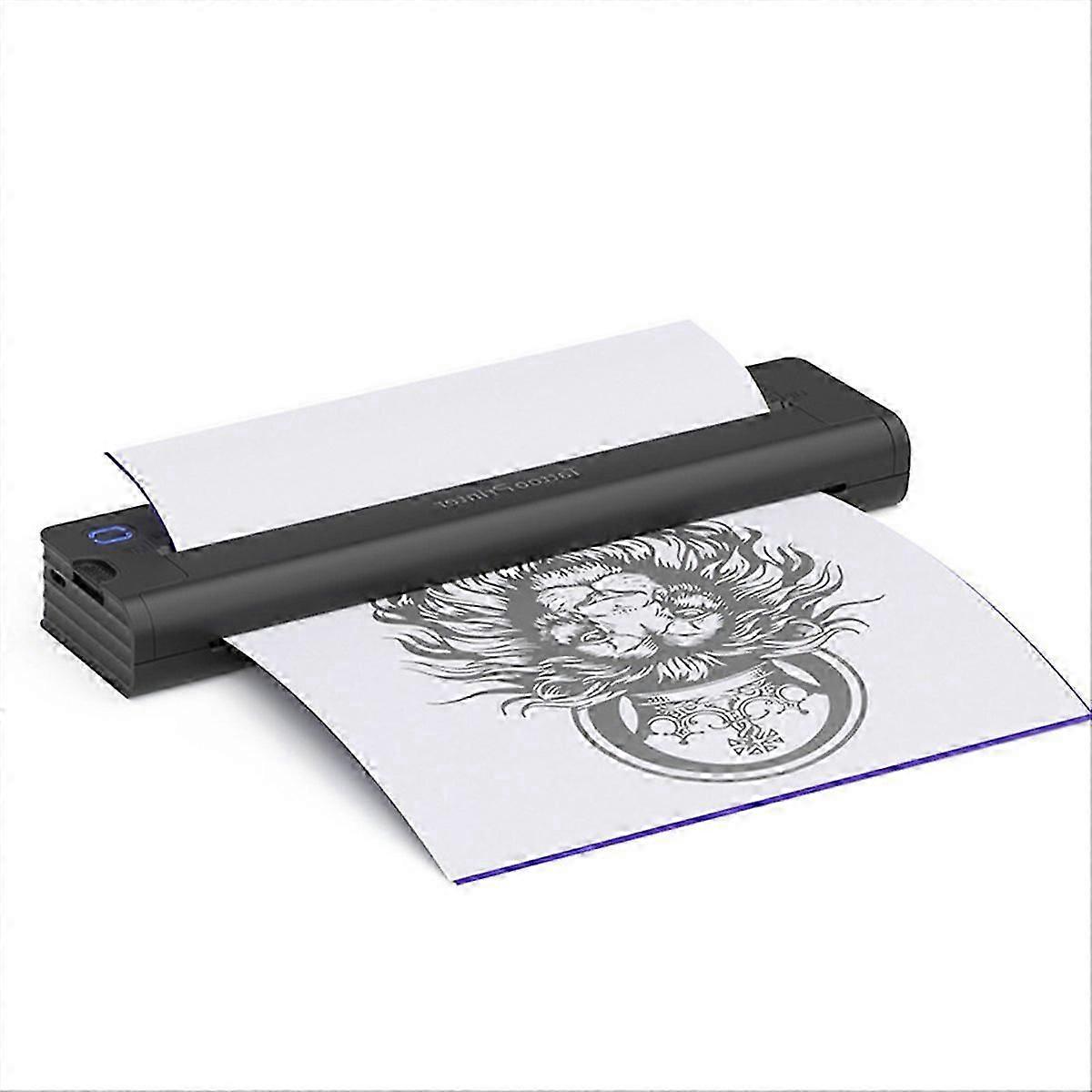 Tattoo Transfer Printer Automatic Fast Printing Bluetooth Portable Tattoo Stencil Maker for Small Bu