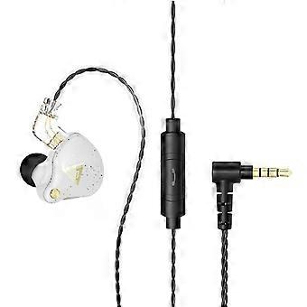 QKZ AK6 EDX Pro 1DD Earphones Copper-Colored Dual Driver Inear HIFI Stereo Headset Monitor Sports Earphone