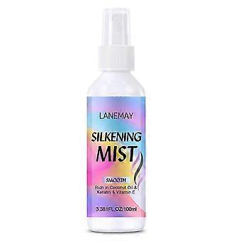 Haar Silkening Spray Mist- Direct Gladde, Pluisvrije Glans Rijk aan Kokosolie & Keratine & Vitamine E | Hitte Beschermer | Lichtgewicht voor alle haar T
