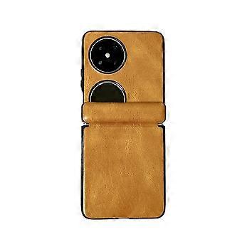 Leather Flip Case with Magnetic Hinge Protection, 360° Stand, Slim Shockproof Cover for Huawei Pocket 2