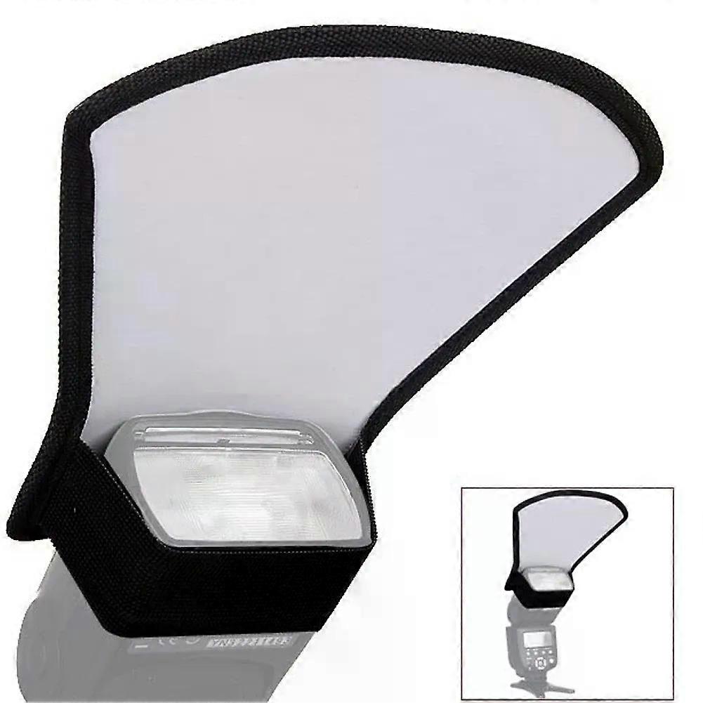 Bend Bounce Flash Diffuser Flash Bounce Reflector Diffuser Camera Flash Diffuser for Canon Nikon All Speedlight Flash