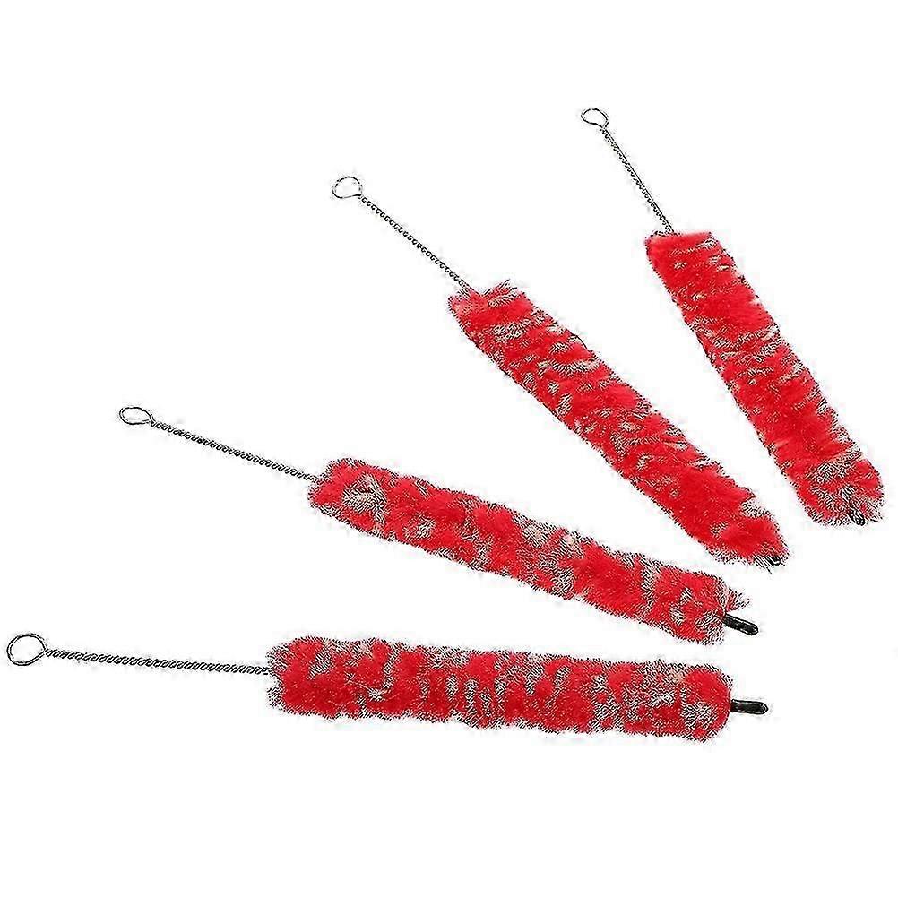 Plush Red Clarinet Cleaning Brush - Wind Instrument Accessory