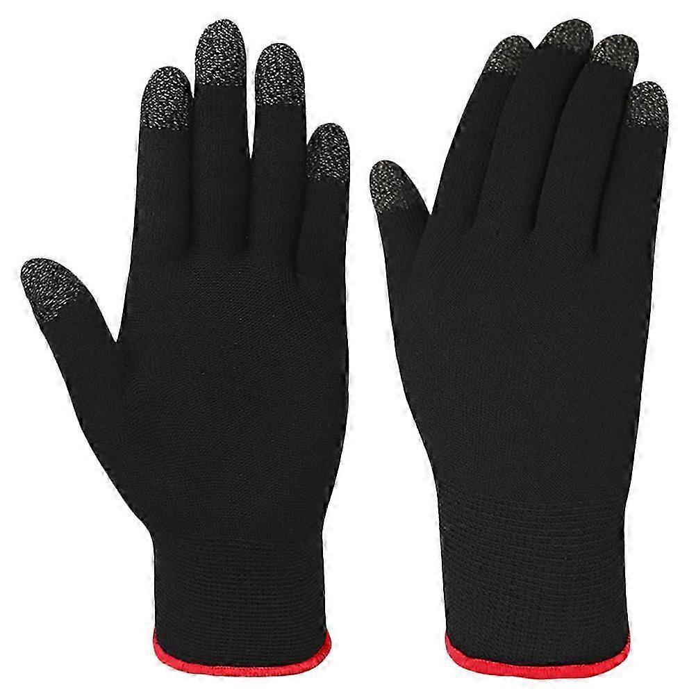 Touch Screen Gloves Elastic Solid Gloves for Protection Use Unisex Pair