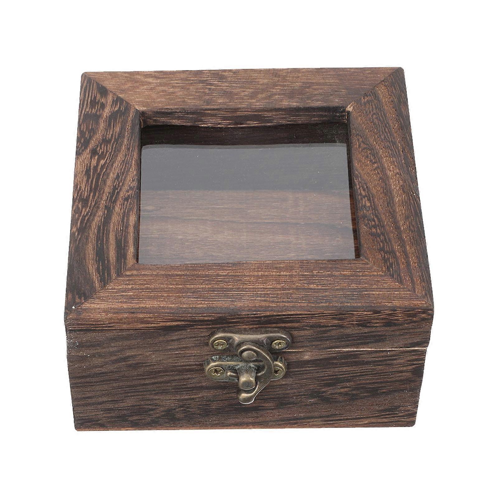 Insect Specimen Box Wood Display Case for Storage Use