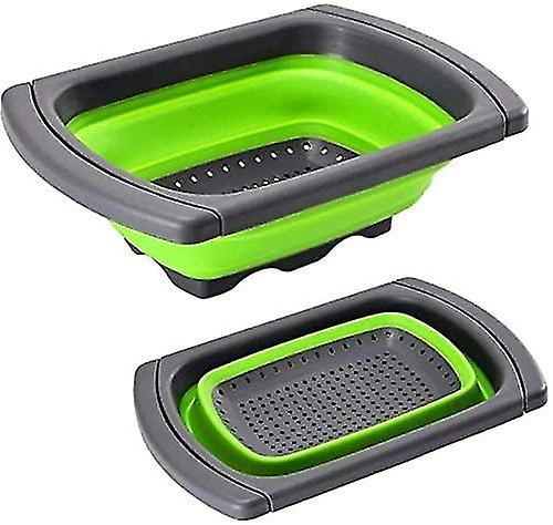 3.8 Liter Folding Colander With Retractable