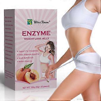 Peach Flavor Enzyme Jelly - Natural Plant-Based Digestive Support Dietary Jelly, 10pcs/Box