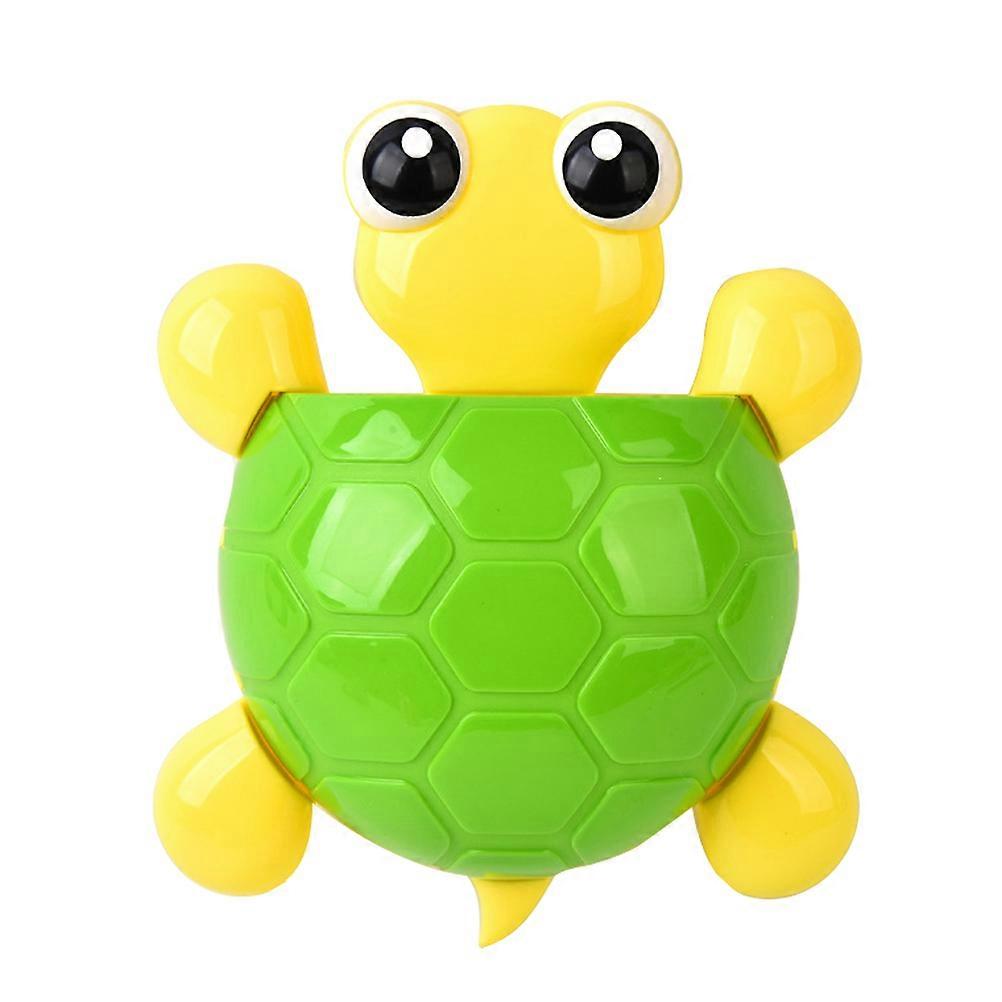 Toothbrush Holder Suction Cup Rack for Storage 2Pcs Green Turtle