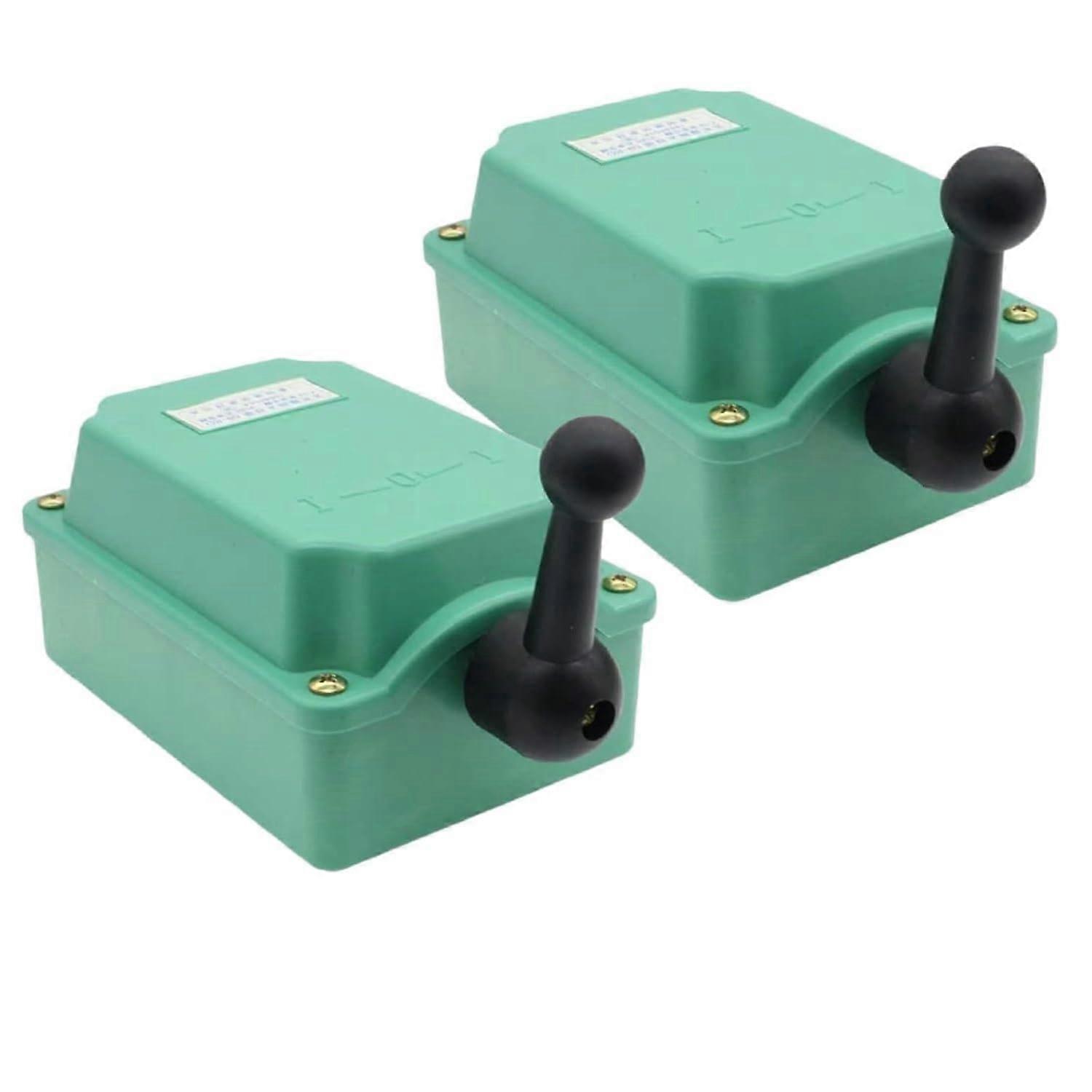 Drum Switch 60 3 Positon：2PCS Forward/Off/Reverse Motor Control Plastic Shell 30A